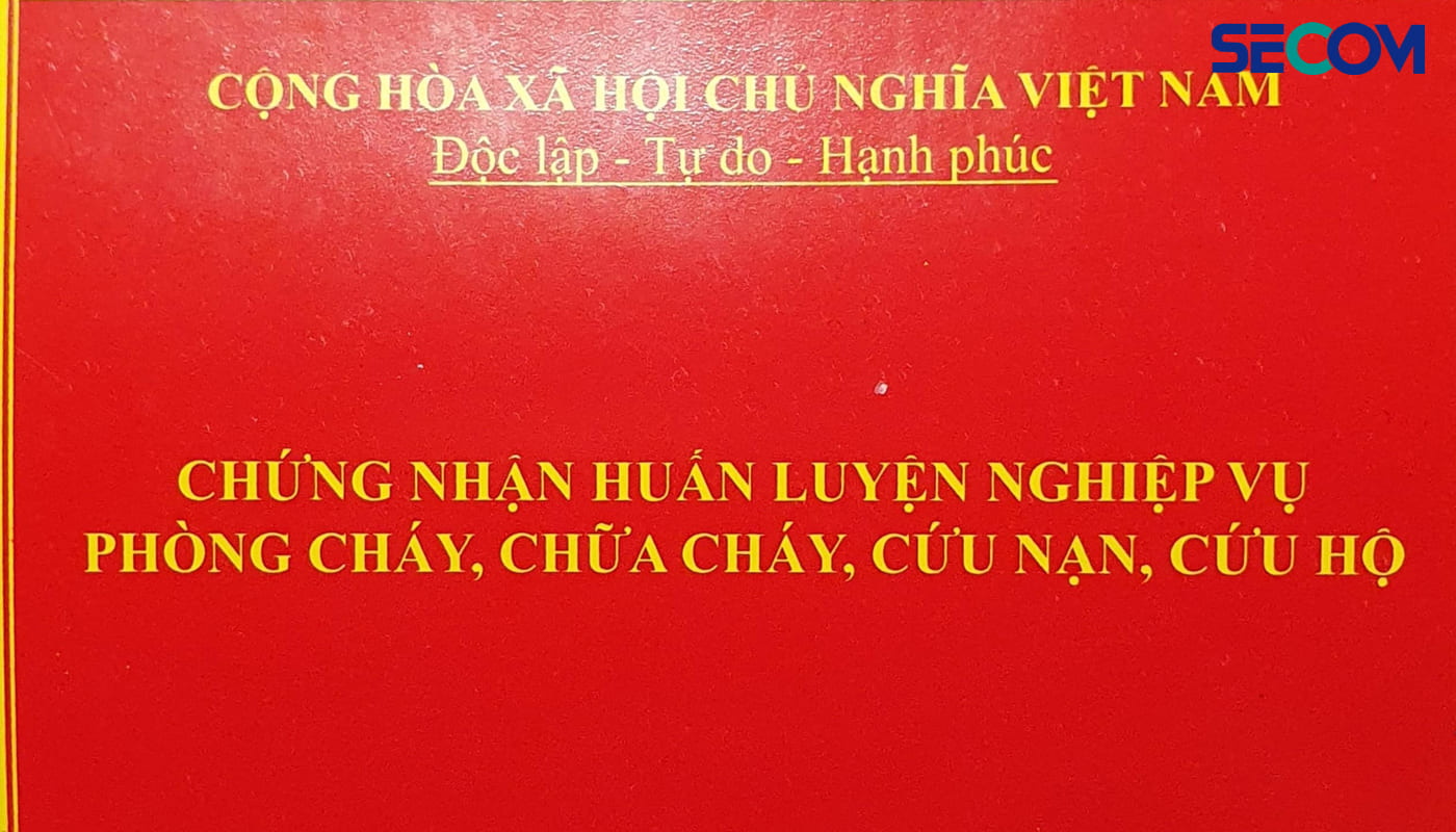 Chứng chỉ cứu nạn cứu hộ dành cho nhân viên bảo vệ